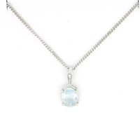 Collana Lorenza Gioielli Donna in Oro Acquamarina 1.0 Ct COL14 - COL14